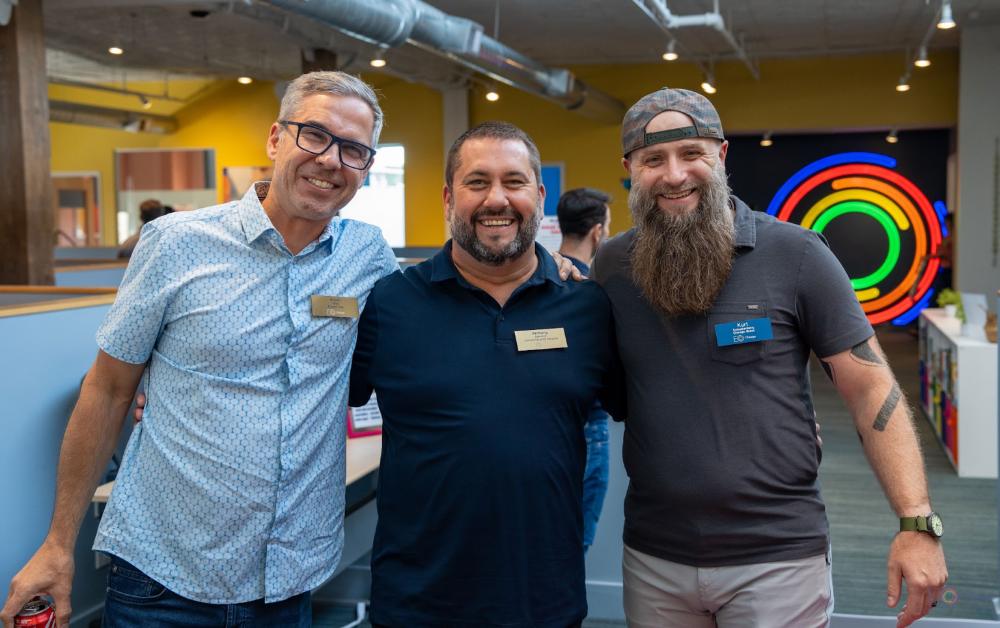 EO Chicago members at a social